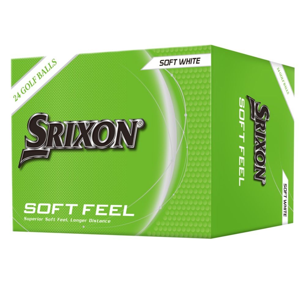 Srixon Soft Feel White Double Dozen 24 Pack Golf Balls - 2025