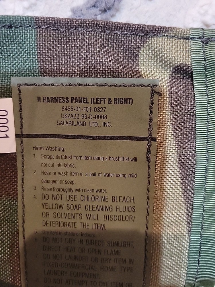 GWOT Safariland M81 H Harness Panel For LBE
