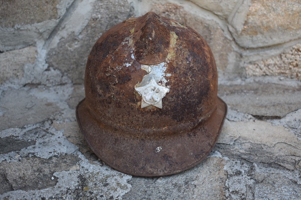 Old fireman's helmet