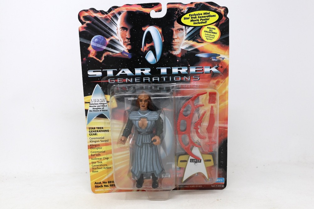 1994 Star Trek Generations Lursa figure MOC