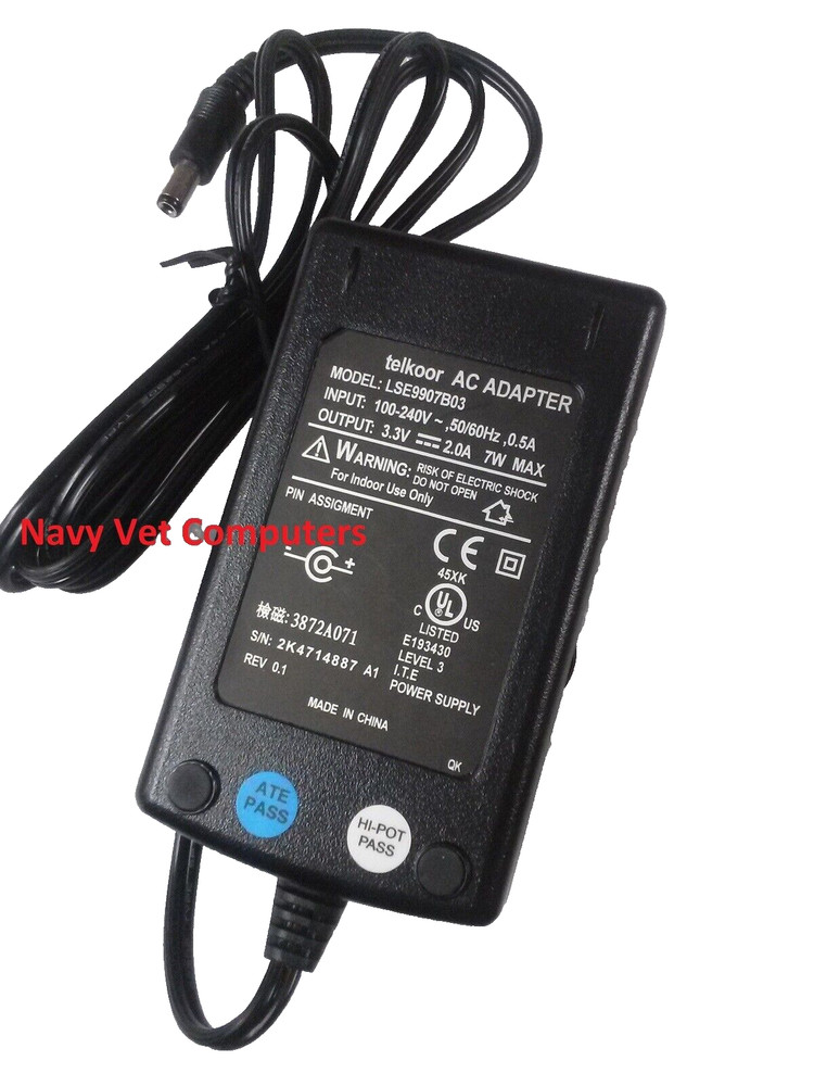 Telkoor LSE9907B03 AC Adaptor