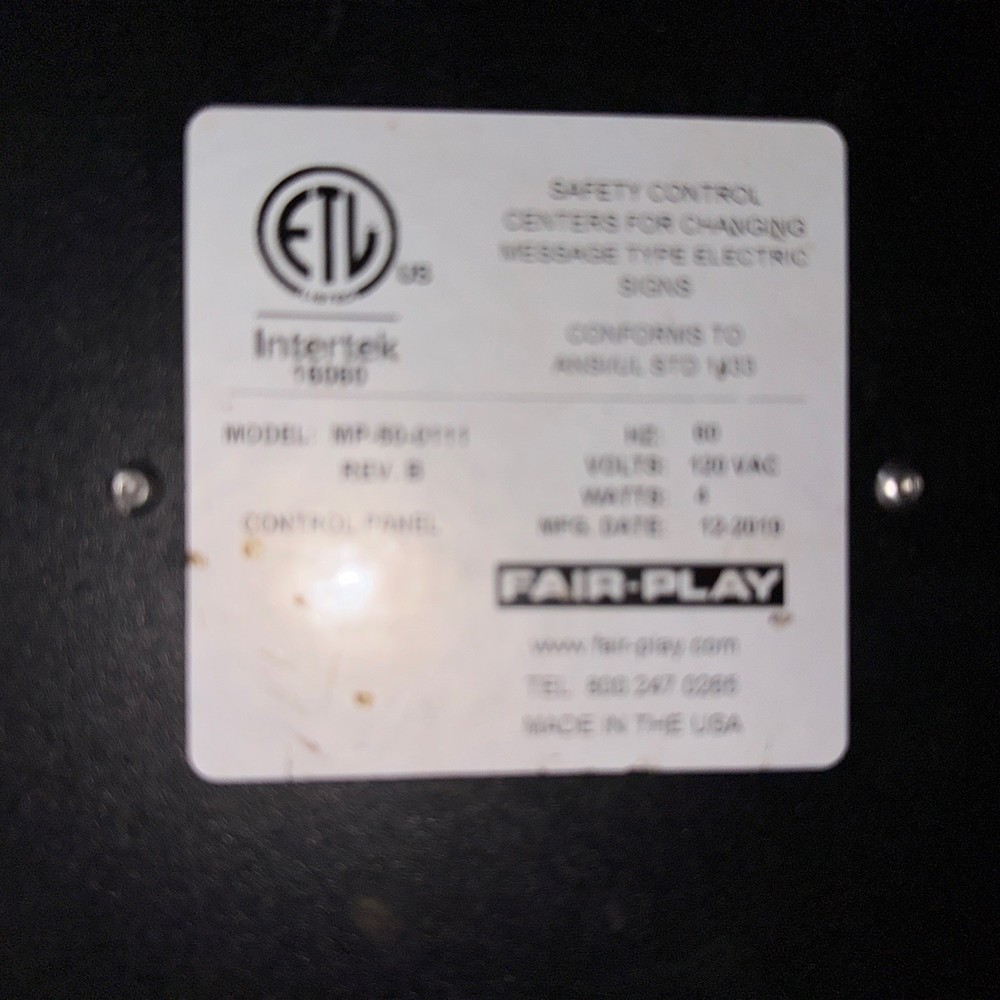 FairPlay Translux MP50 Scoreboard Controller Console Wired