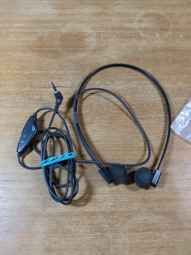 Transcription Headset with 3.5mm 1/8" connector