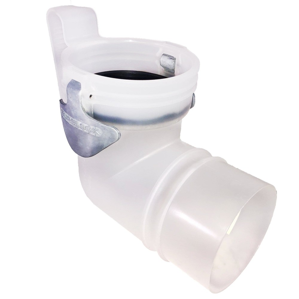 Thetford 17731 SmartDrain 90? Nozzle with Handle, Gray