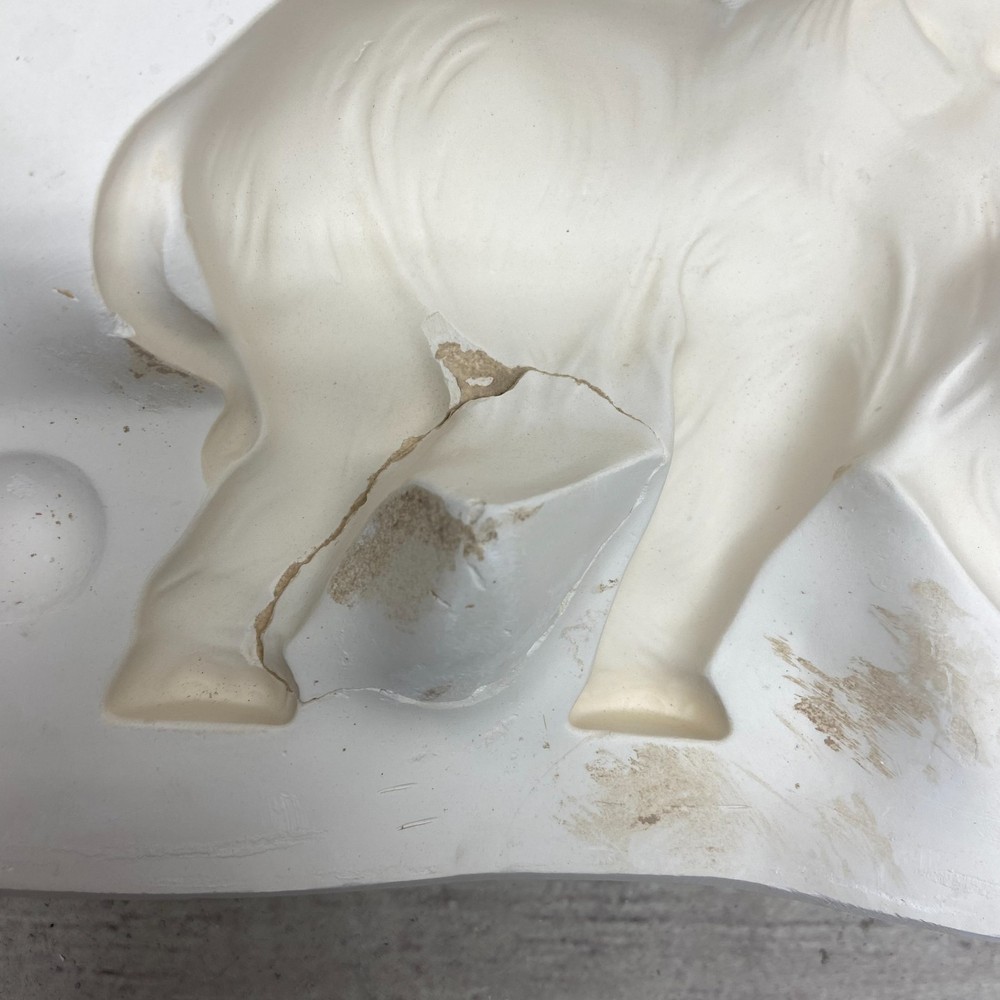 Unbranded Ceramic Casting Mold Elephant Figure