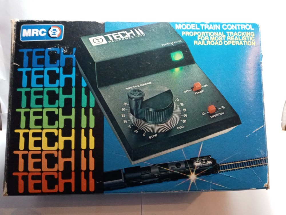 MRC Tech II Railpower 1400 Model Train Control Speed Controller Untested