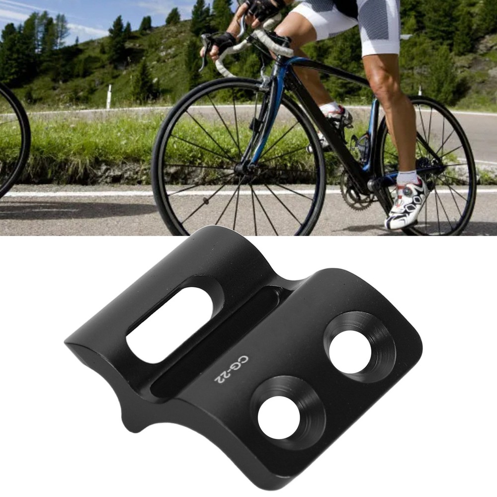 Black Front Derailleur Hanger Aluminium CNC Processing Anodic Oxid