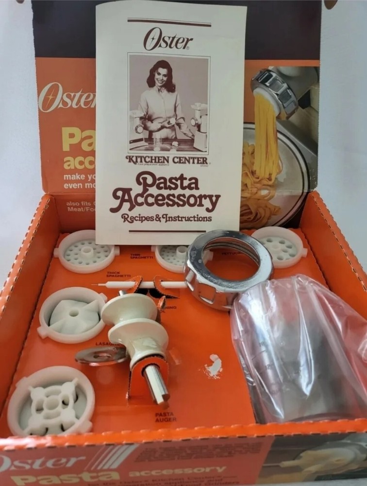 Oster Kitchen Center Pasta Accessory Set Vintage Kit 939-65