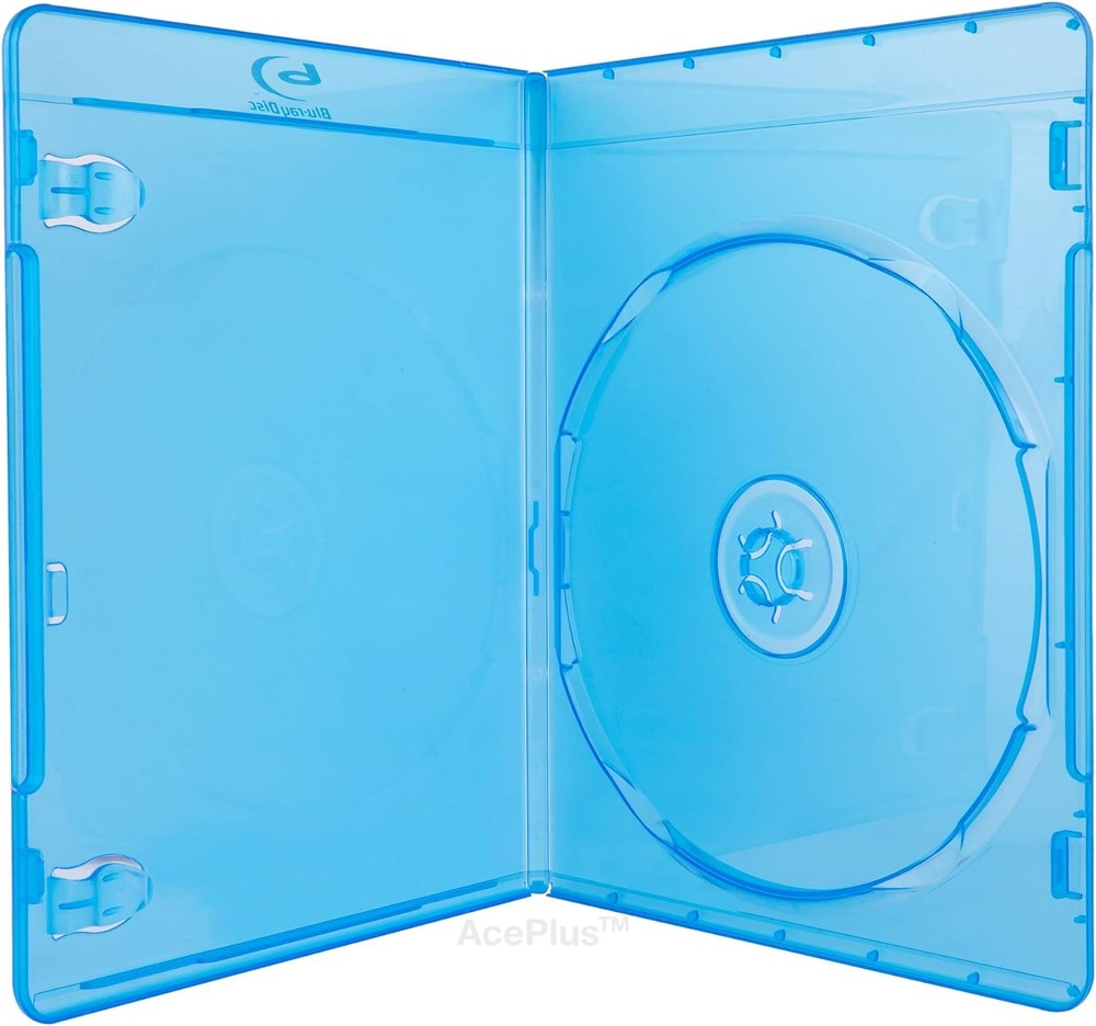 Slim Single Blu-ray Cases in 6mm Ultra Thin Thickness for Disc...