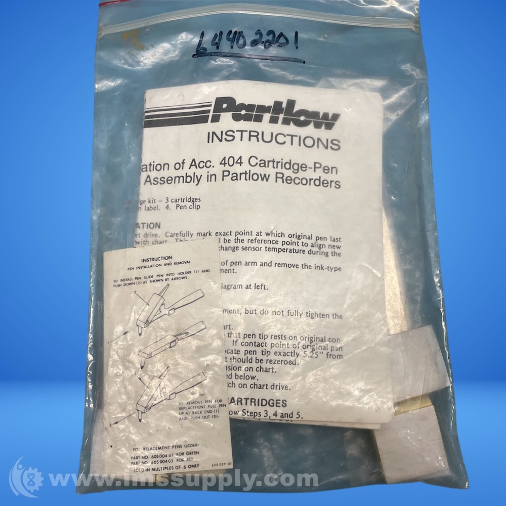 Partlow 60500401 Replacement Pen Kit FNIP