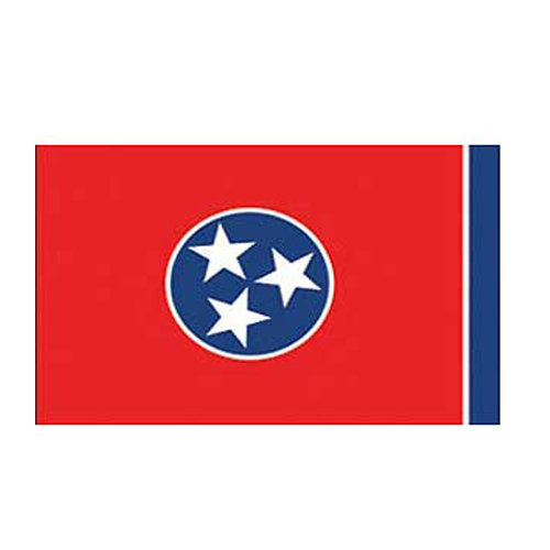 TENNESSEE POLYESTER US STATE FLAG 3 x 5 FEET