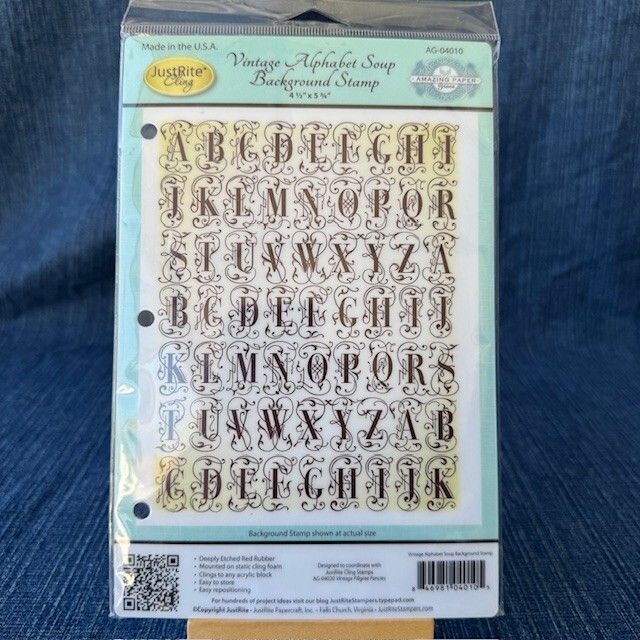 JustRite Papercraft Cling Rubber Stamp Sets & Backgrounds - Open Stock