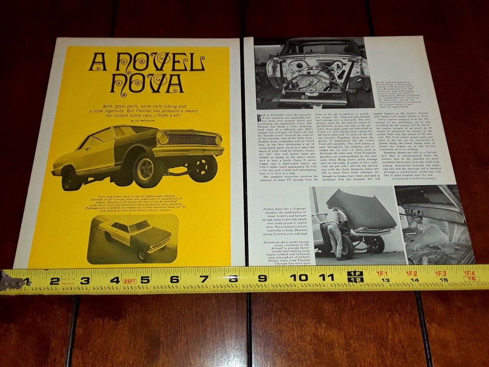 BILL THOMAS CHEVY II NOVA ORIGINAL 1966 ARTICLE