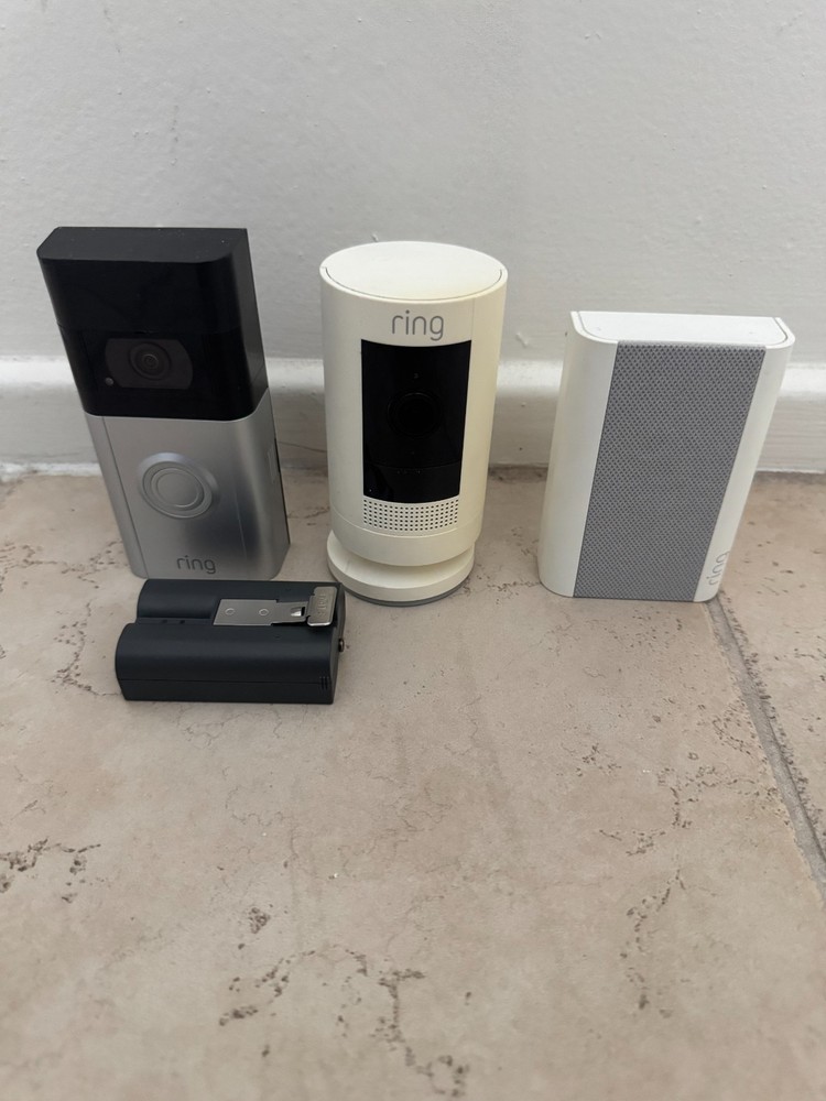 Ring Video Doorbell/Security Camera Bundle - USED (Working Condition)