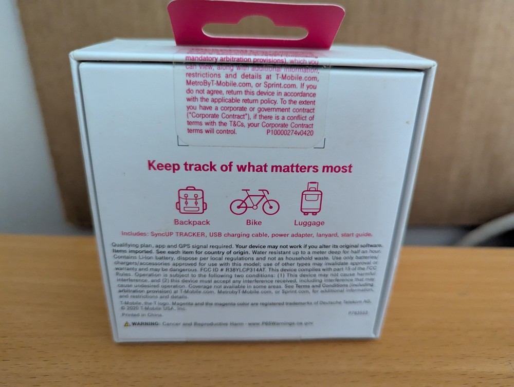 T-Mobile Sync Up Tracker 128MB Gray Kit