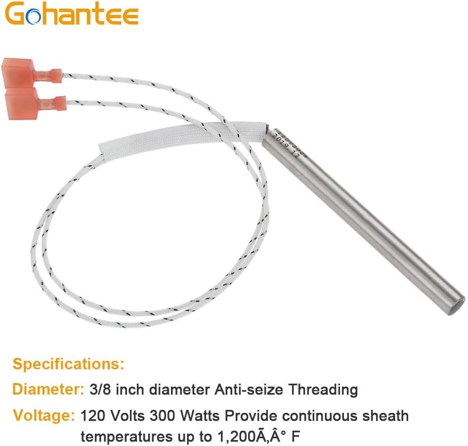 4" Pellet Stove Igniter Replacement - Hot Rod Starter Element