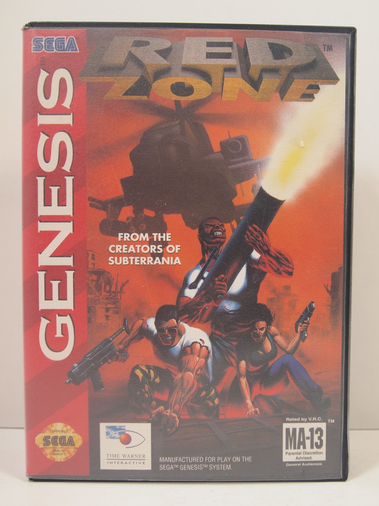 Red Zone Case (SEGA Genesis) Authentic BOX ONLY