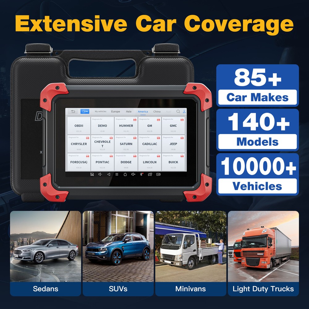 XTOOL D7 Bidirectional Full System OBD2 Auto Car Diagnostic Scanner Tool Coding