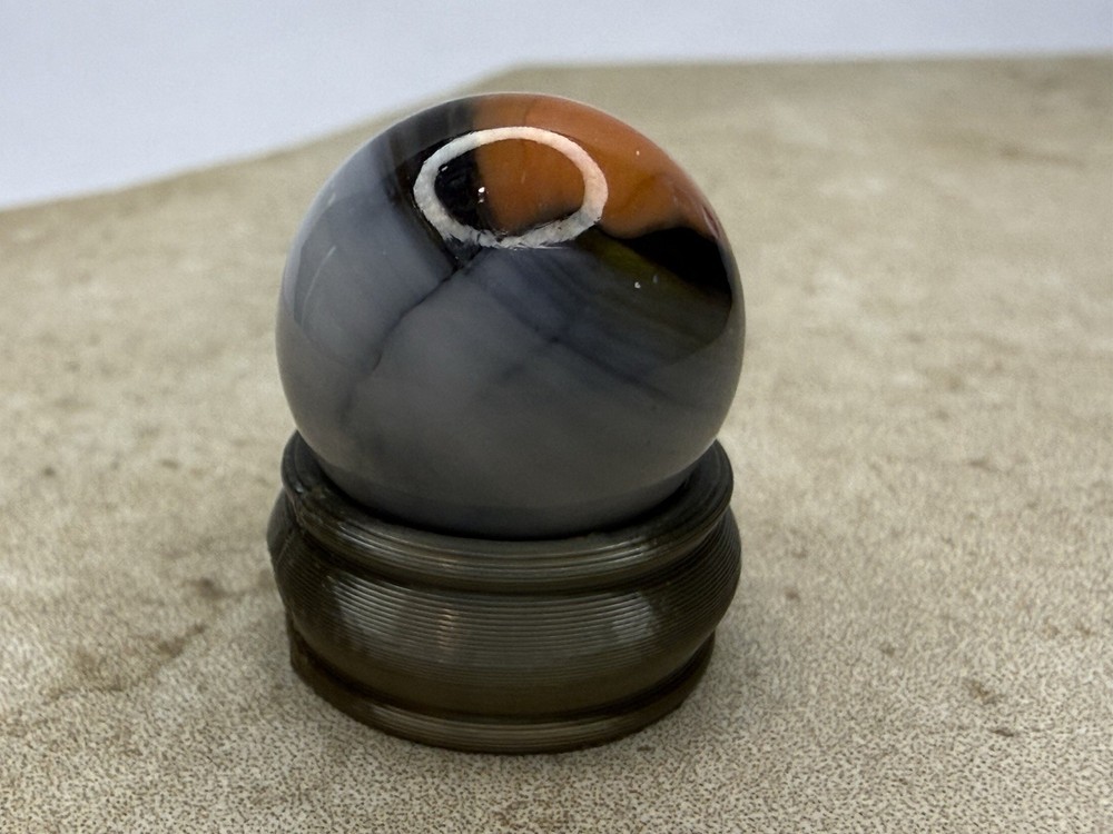 Glass Marble With Display Included lot #8334
