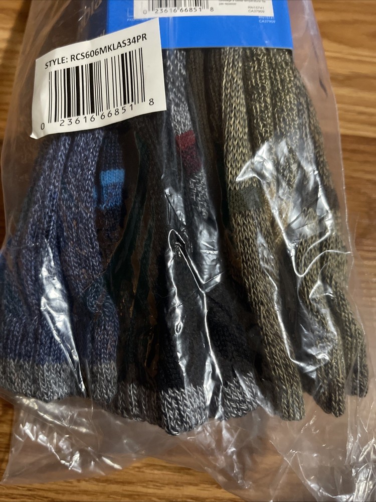 Men’s Columbia Crew Socks 4 Pack New