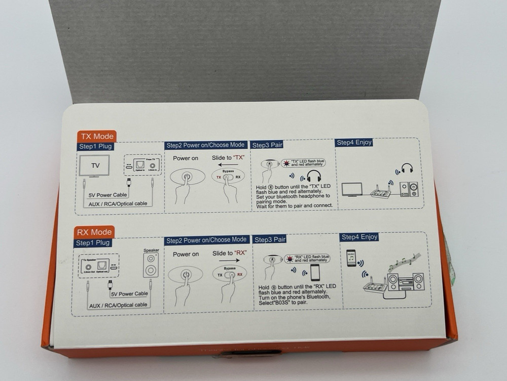 1Mii B03S Bluetooth 5.3 Transmitter & Receiver – Wireless Audio Adapter