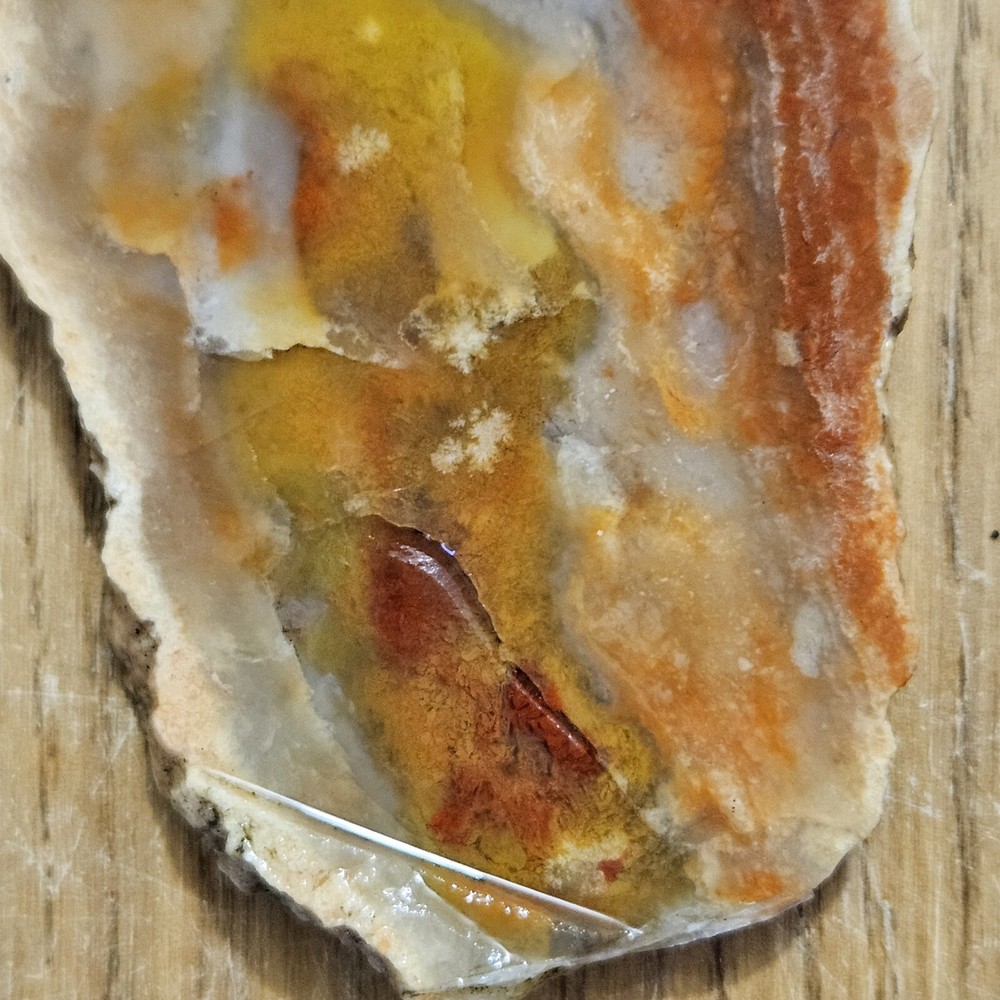 Rainbow Ridge Ledge Jasper Agate California 64 Grams