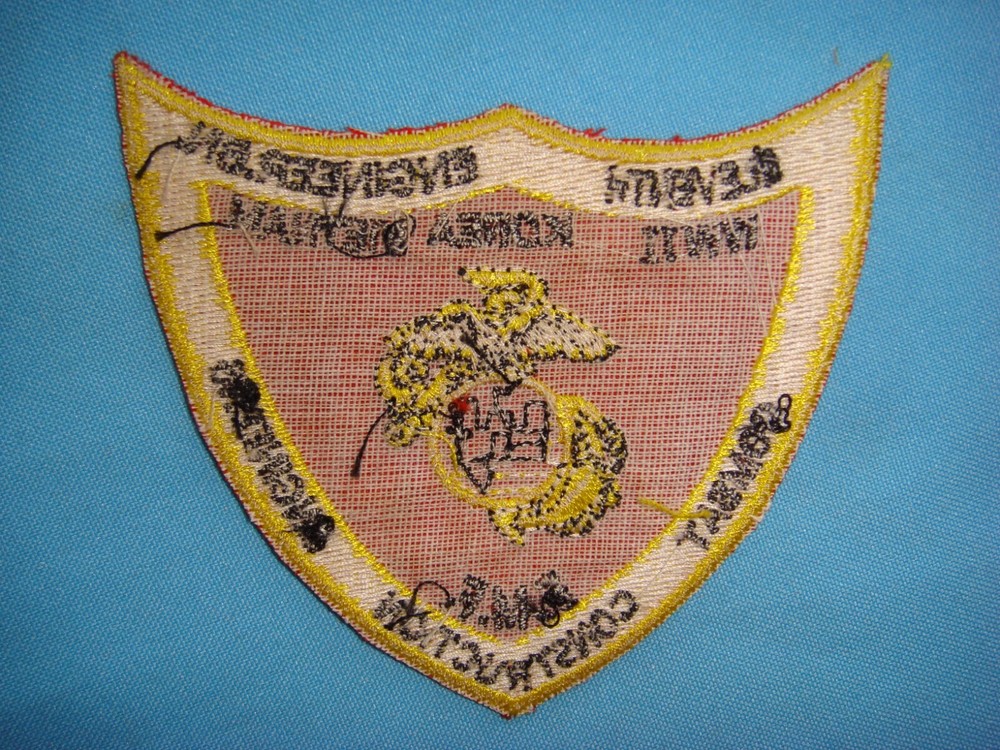 VIETNAM WAR PATCH, USMC 11th ENGINEER BATTALION FLEET MARINE FORCE