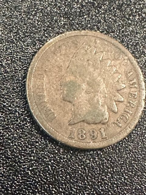 1891 Indian Head Cent (VG)  (C30)