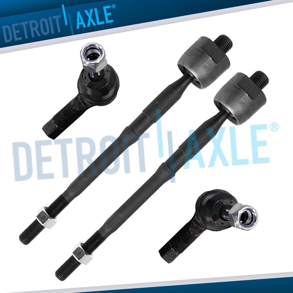 Front Left Right Inner Outer Tie Rod Ends Kit for Chevrolet Chevy Spark Spark EV