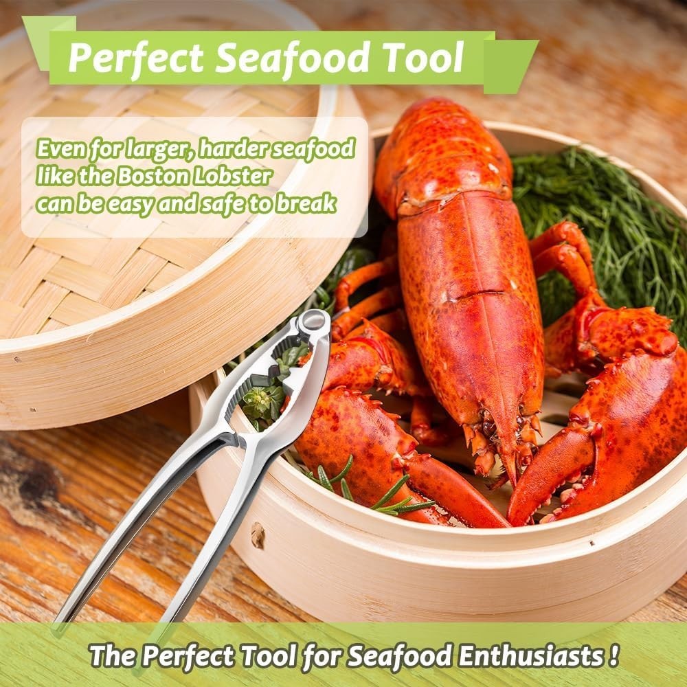 Professional Heavy Duty Lobster Cracker Set - 3 Piece Shellfish Tool Collection