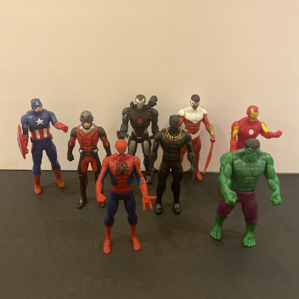 Marvel Avengers Ultimate Protectors Pack, 8 Figures Set 6" In Box Excellent