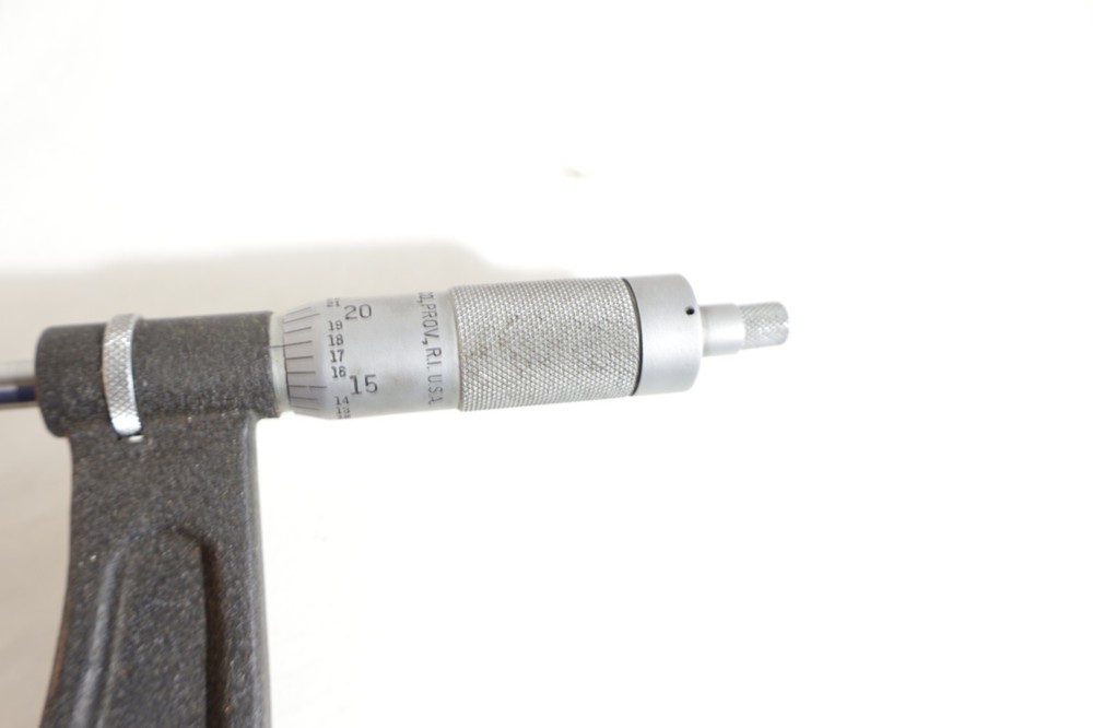 BIG BROWN & SHARP MICROMETER ORIGINAL BOX ? GOOD USED CONDITION MUST SEE tag 2