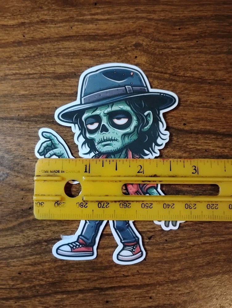 Zombie Michael Jackson Funny Vinyl Decal Sticker