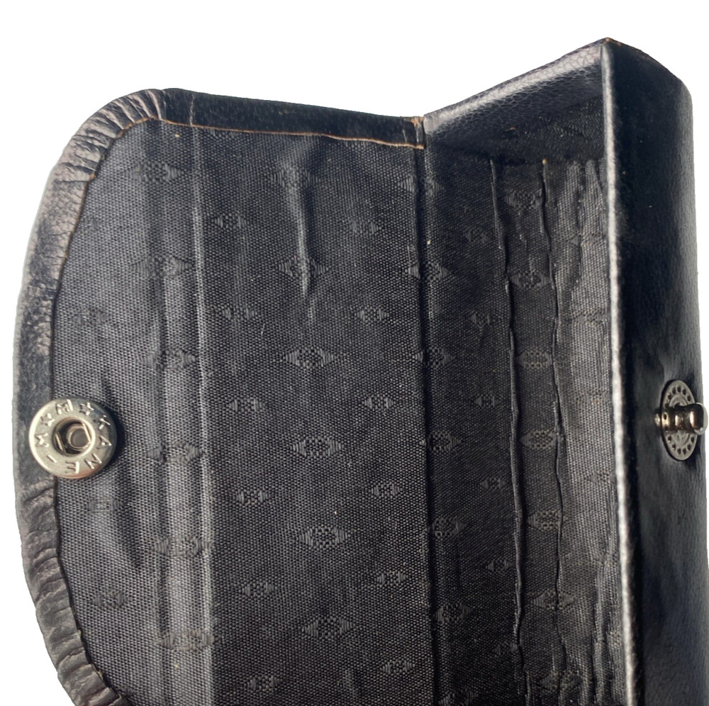 Genuine Tooled Leather Owl Set: Wallet, Mirror, Lipstick Case Preowned
