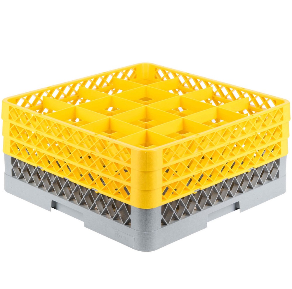 4 PACK Commercial Dishwasher Machine 16 Cup Glass Tray Rack 3 Extender Automatic