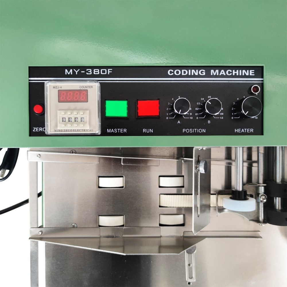 110V MY-380F Solid Ink Continuous Coding Machine Plat Surface Coding Machine
