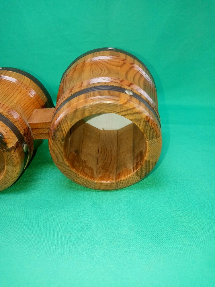 Custom Set Of Bongo Drums With Handmade Pinstripes