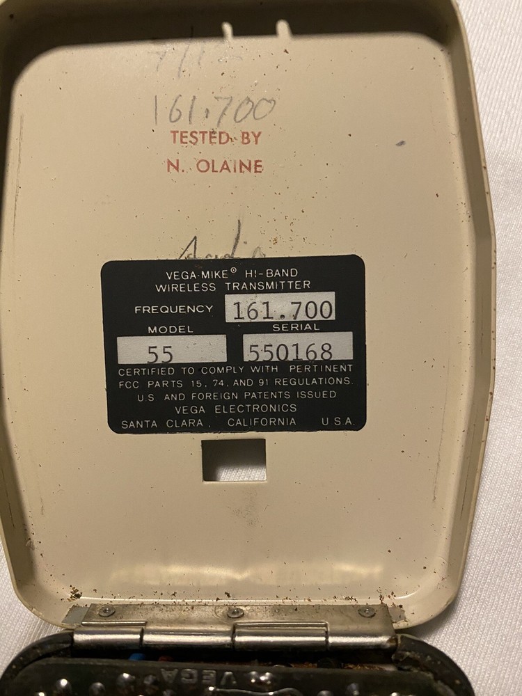 VEGA PROFESSIONAL 56 wireless Transmitter