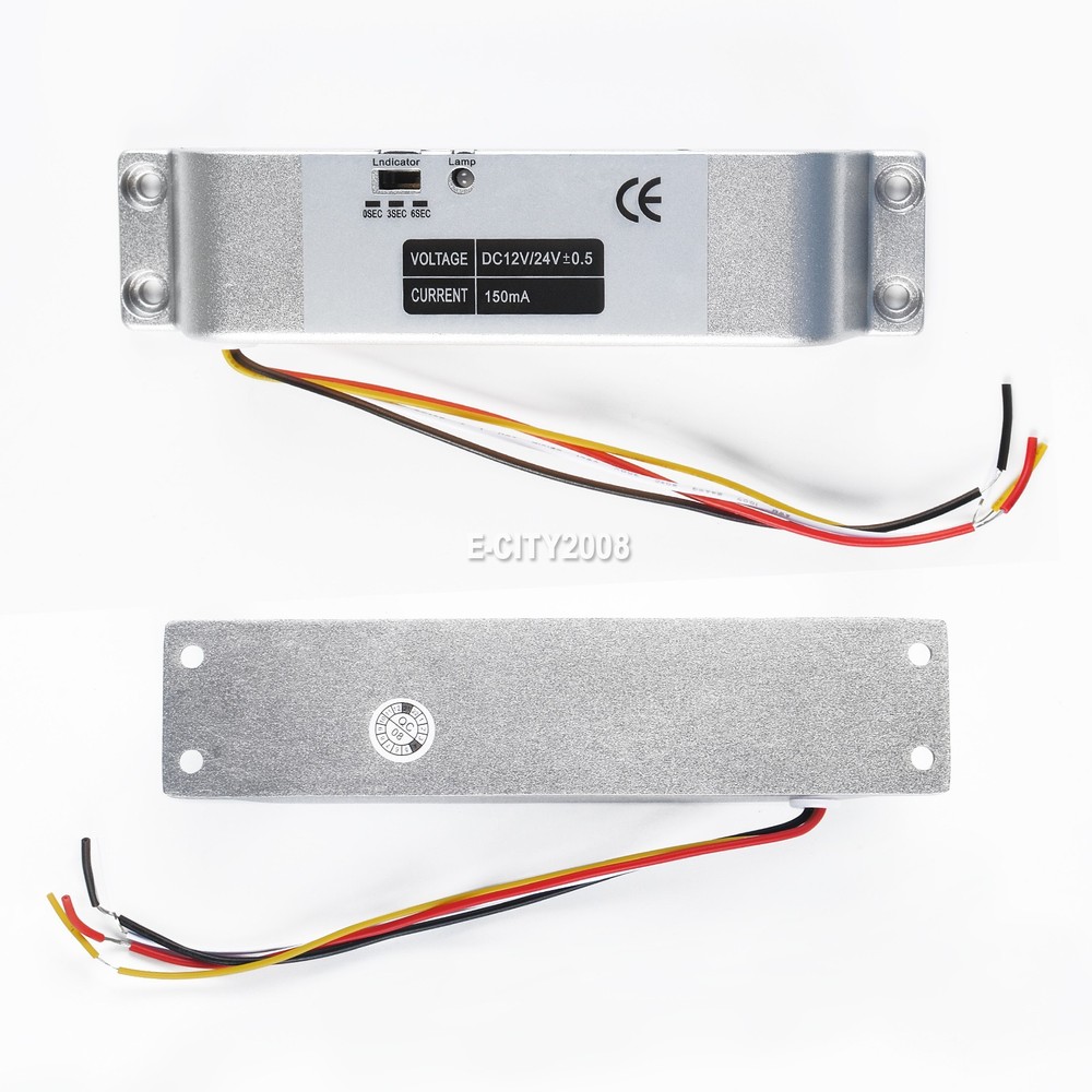 Door Lock Aluminum Electric Drop Safe Security Access Bolt Fail Control System