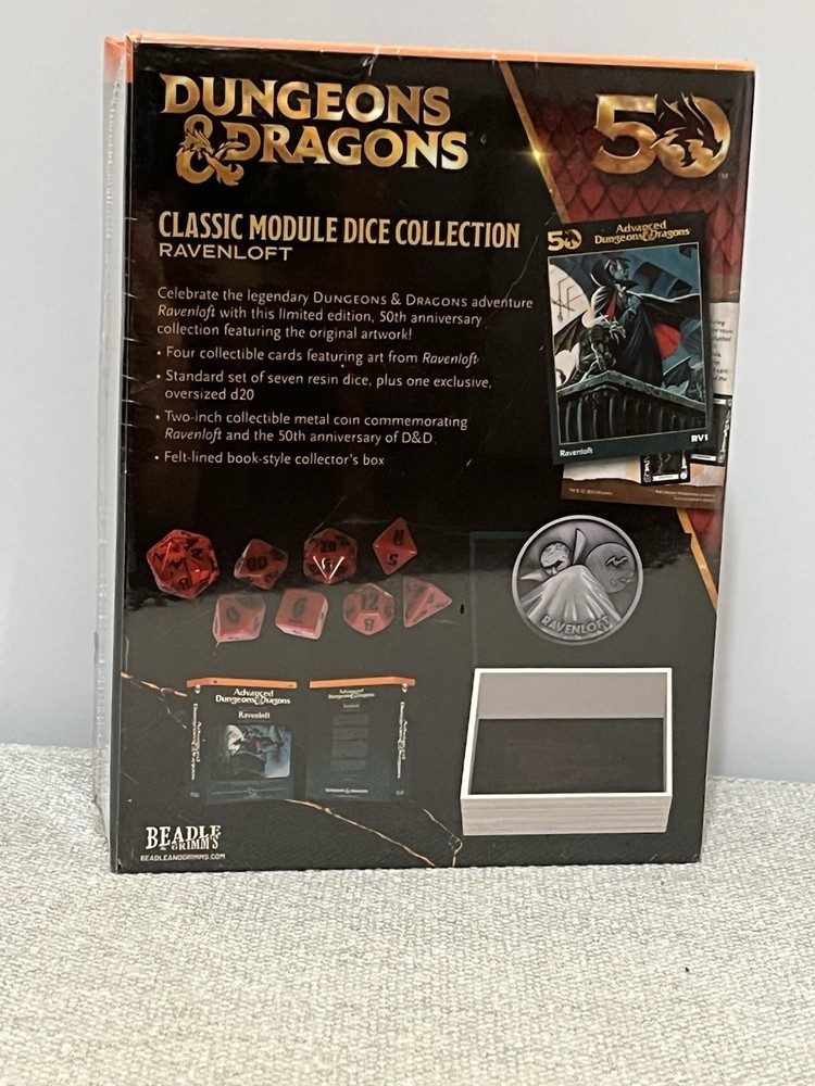 I6 Ravenloft - Dungeons & Dragons - D&D Module Dice Set