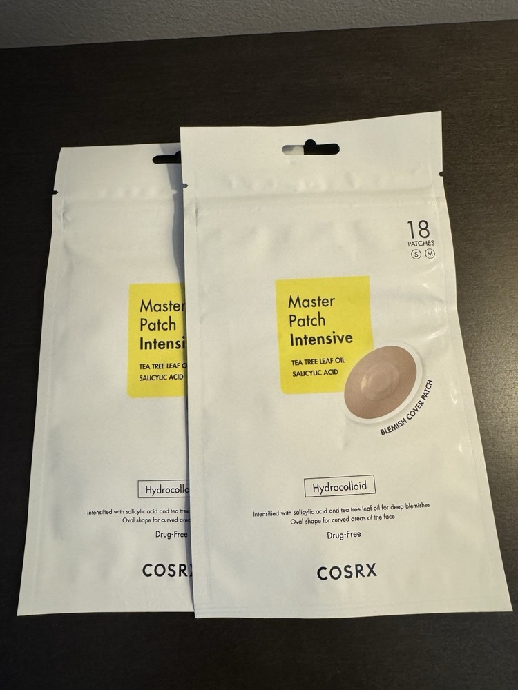 COSRX Master Patch Intensive Blemish Cover Patch Hydrocolloid 18 Patch 4/28 X2