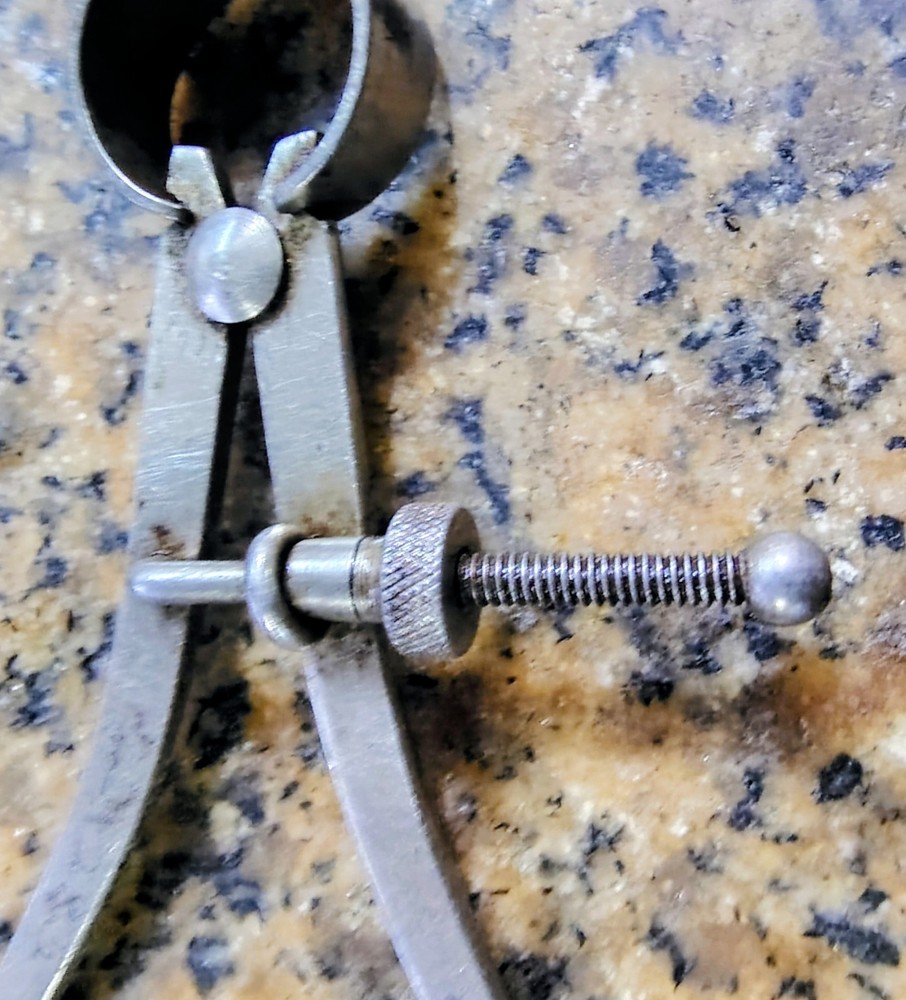 🗽 VINTAGE 4" 0D CALIPER MACHINIST/TOOLMAKER