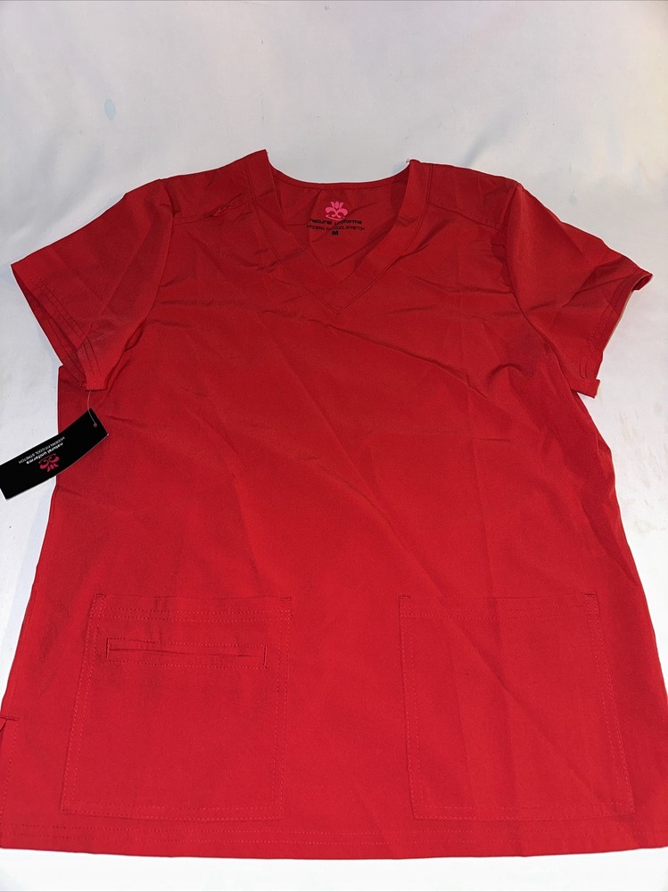 Red Natural Uniform scrub Size Medium BNWT