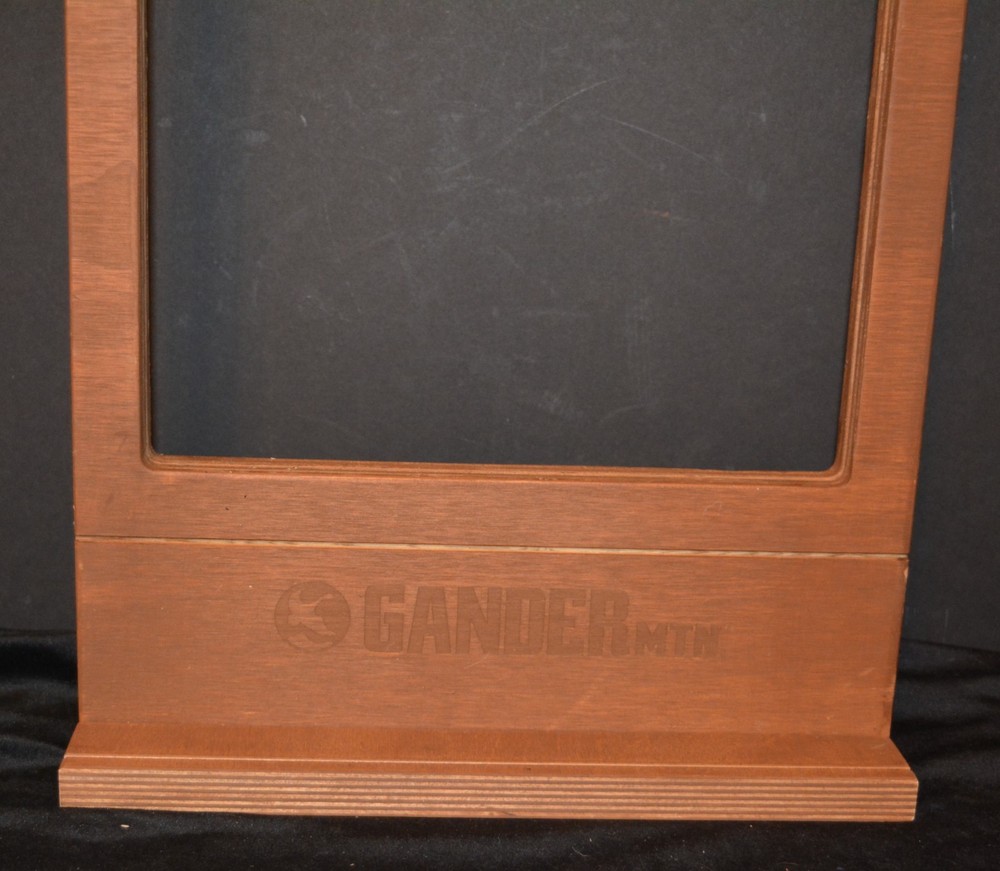 Wood Store Advertisement Store Display Frame Table Tent GANDER MOUNTAIN