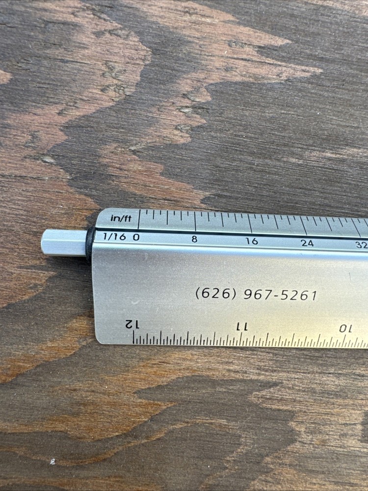 Rapid Rule 12” Drafting Architecture Adjustable Rotate Ruler ~ NICE!