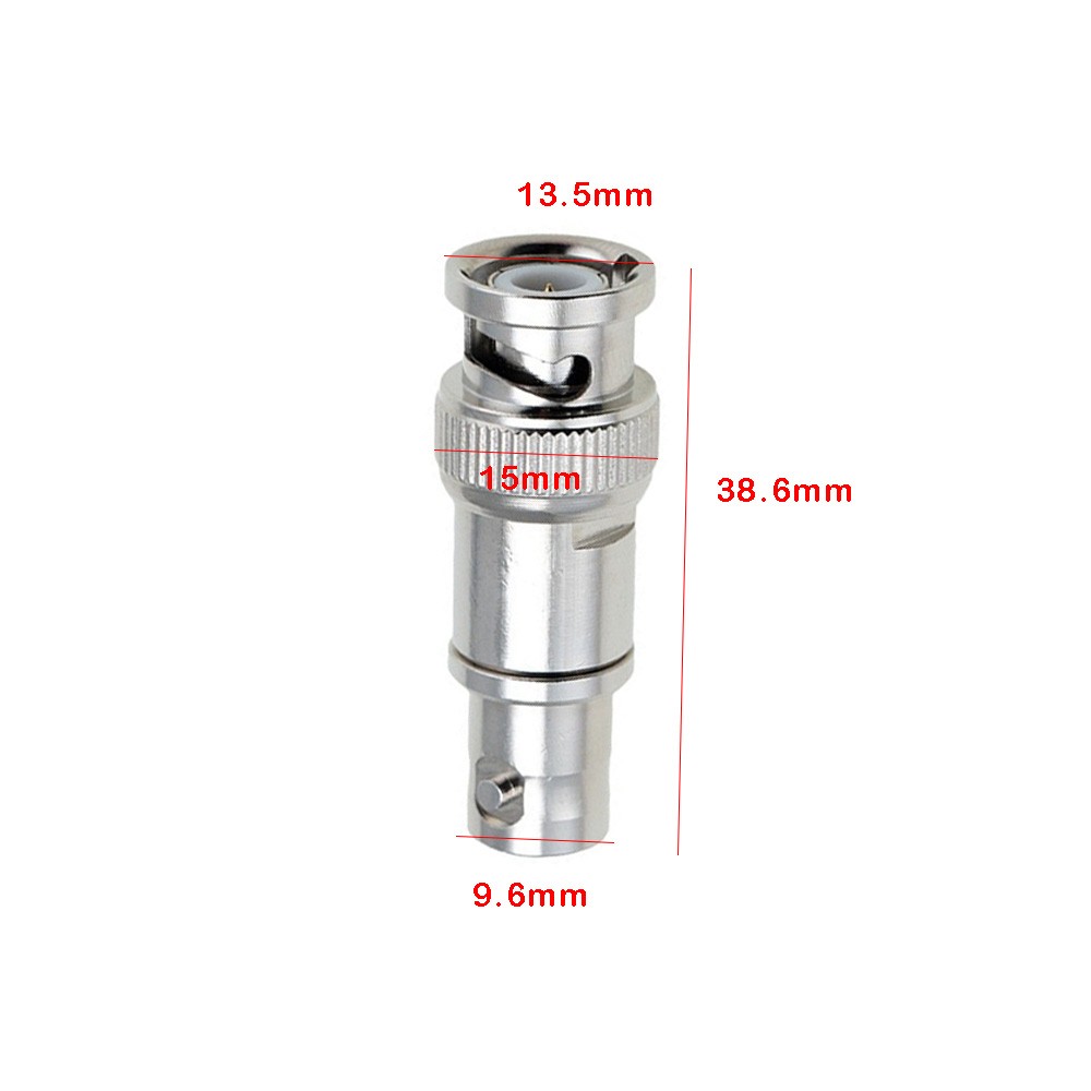 4X Insert Type Feed Through Adapter 50Ω For BNC 38.6mm 50Ohm Terminator US