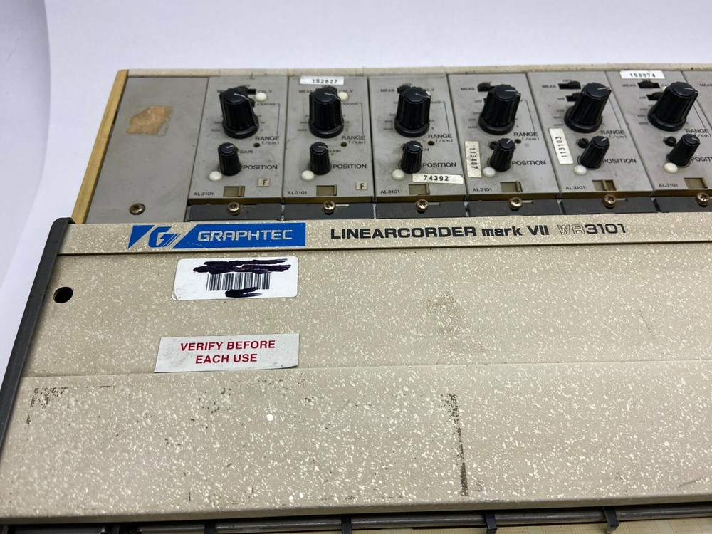 Graphtec WR3101 Linearcorder Mark VII Chart Recorder