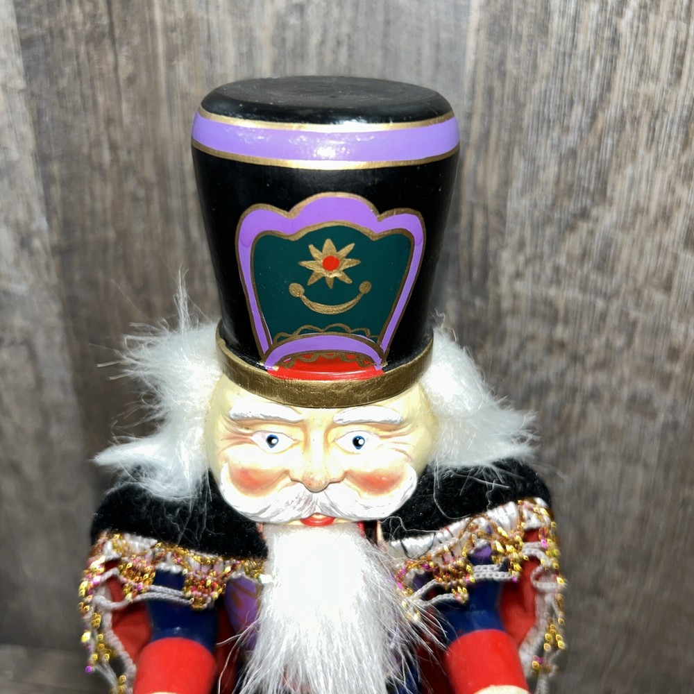 12 Inch Purple Nutcracker Playing Drum Made In China