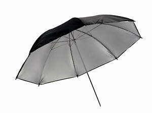 Promaster Professional Series Black/Silver Umbrella - 60