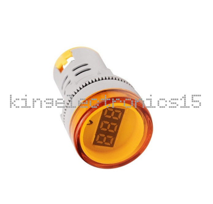 DIY 22MM AC60-500V LED Voltmeter Voltage Meter Indicator Pilot Light New